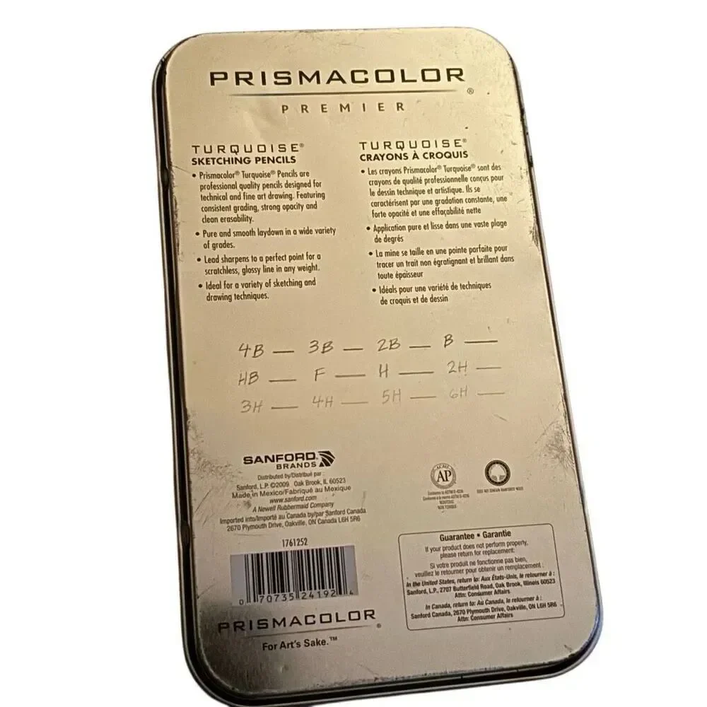 Prismacolor Premier Turquoise Sketching Pencils (10 In Box)
